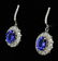 14K Gold, 4.15CT Tanzanite & 1.60CT Diamond Earrings - 2