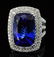 18K Gold, 17.35CT Tanzanite & 1.66CT Diamond Ring