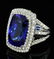 18K Gold, 17.35CT Tanzanite & 1.66CT Diamond Ring - 3