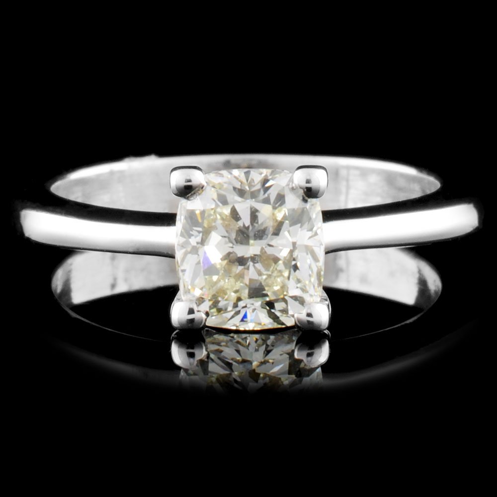 18K Gold 1.21ct Solitaire Diamond Ring: Estimated Retail Replacement Value: $33,000.00 Ref: WAG13200 Item no.: FA2055103026 – SO1609 Specification: Gold Content: 18K White Gold Weight of Item: 4.00 grams Country Made: U.S.A. Ring Size: 6.