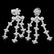 18K White Gold 2.38ct Diamond Earrings - 2