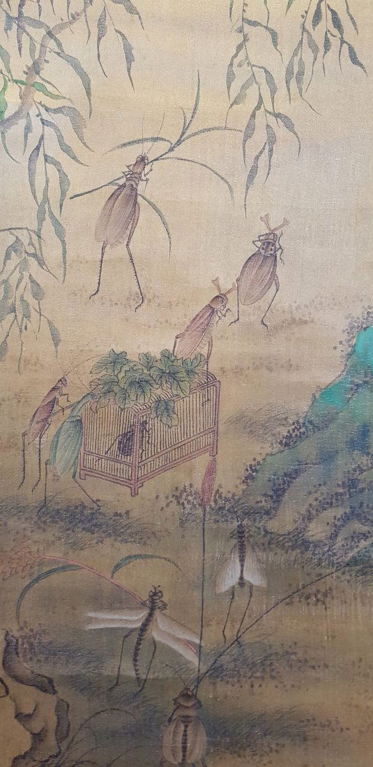 An Original Chinese Scroll Watercolor Painting (1 of 3)