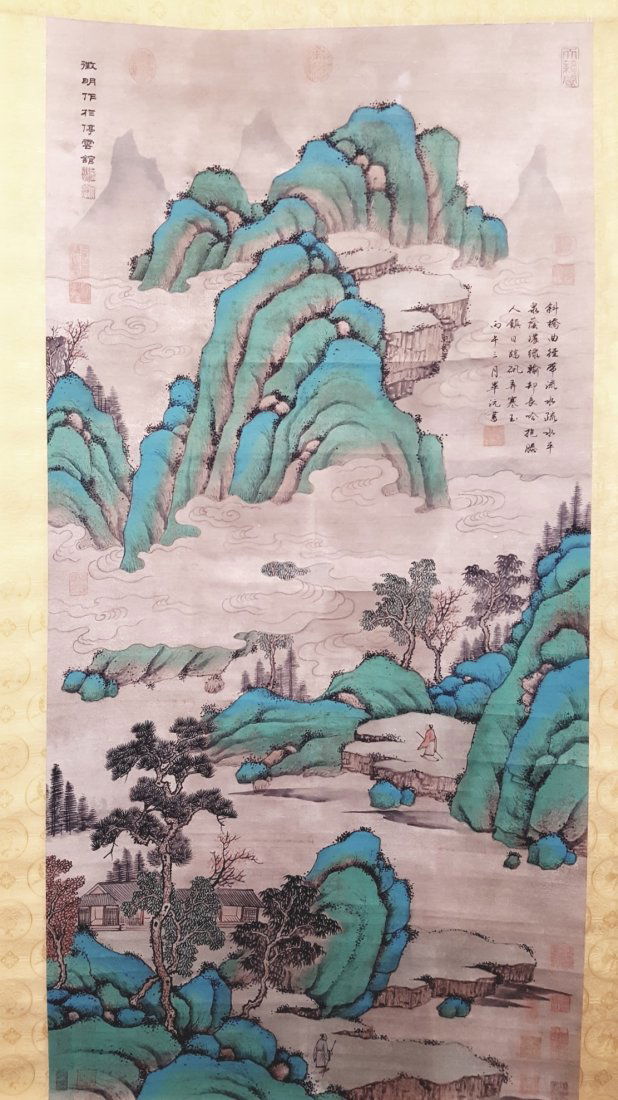 An original hand painted watercolor in frame of (1 of 5)