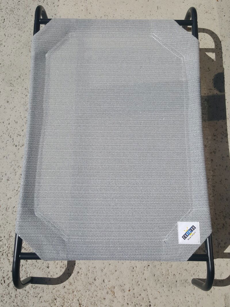 Coolaroo Elevated Pet Bed, Large, Grey (1 of 2)