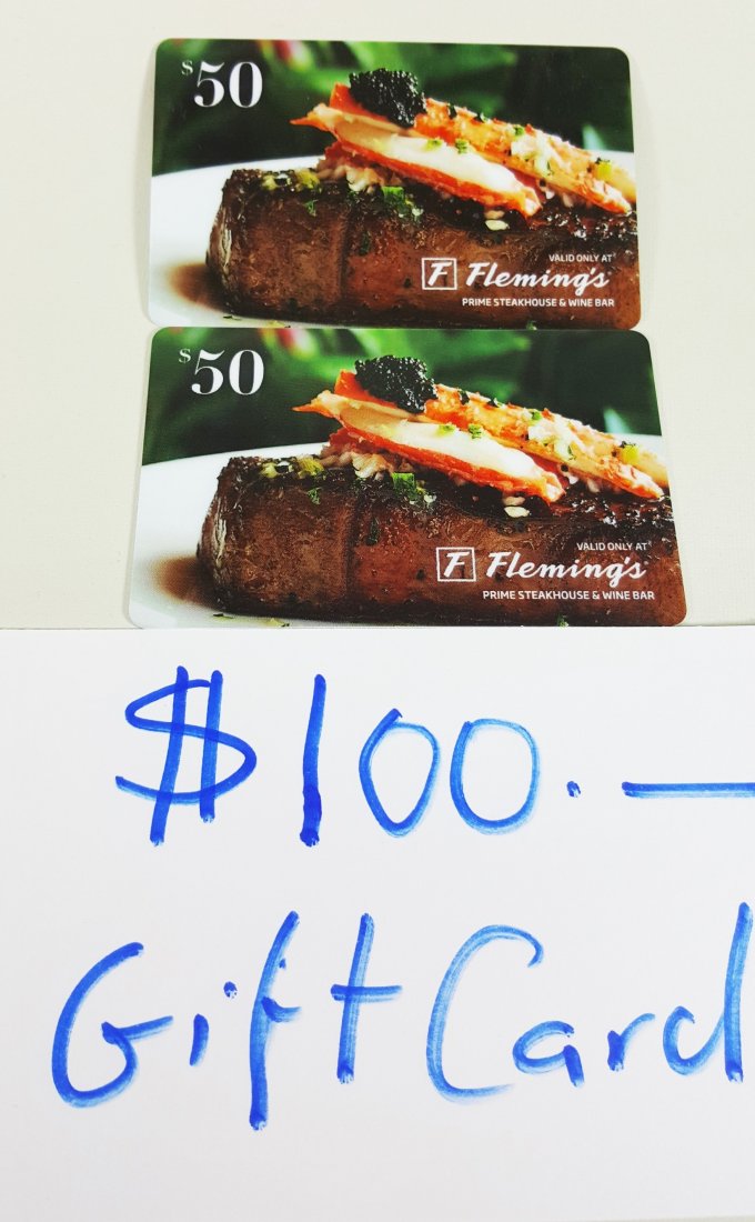 Fleming’s Prime Steakhouse & Wine Bar Gift Cards set of: Founded in 1998 by restaurateurs Paul Fleming and Bill Allen, the first Fleming's opened in Newport Beach, California. The vision was to create a unique steakhouse experience with an emphasis on gener