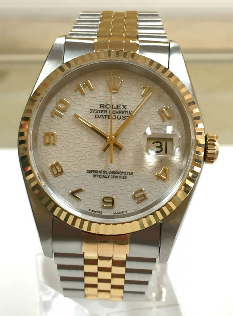 rolex 31mm datejust two tone
