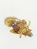 A vintage 18k gold and diamond night owl brooch with - 3