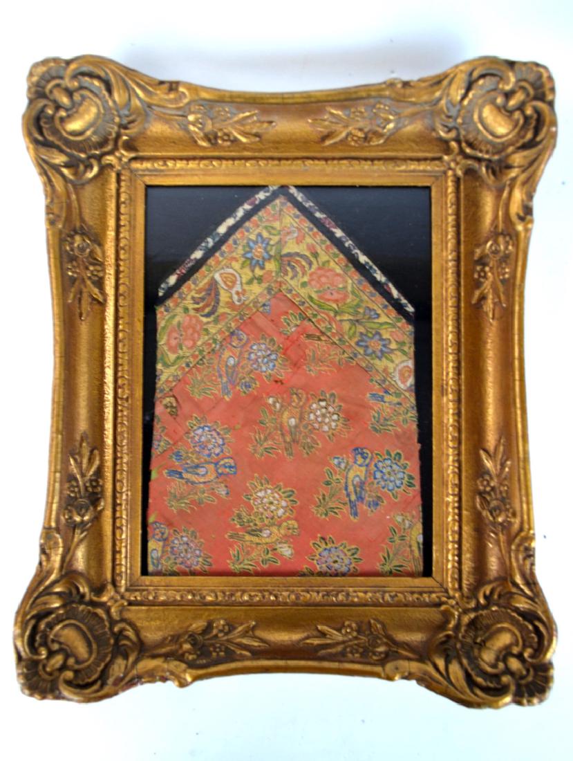 18th Cen. Framed Persian Silk Purse (1 of 8)
