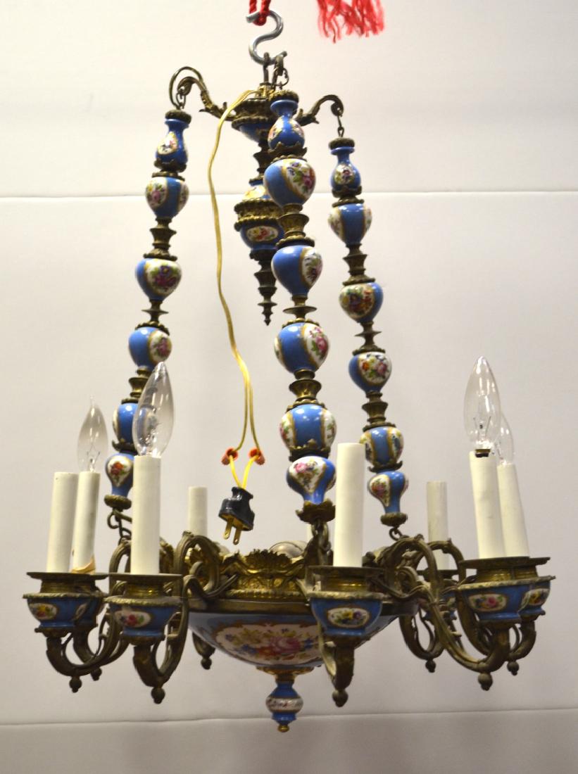 Sevres Porcelain Chandelier (1 of 8)