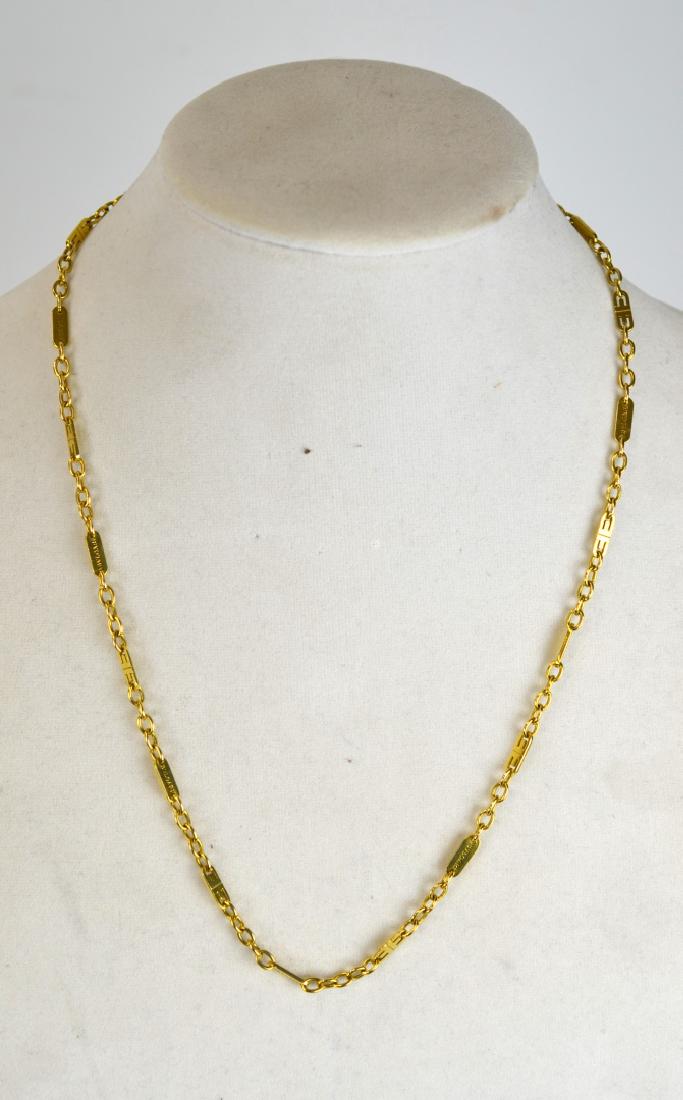18 K Gold Bvlgari Chain Necklace (1 of 7)