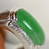 18K Gold Men Ring with Jadeite & Diamonds - 3