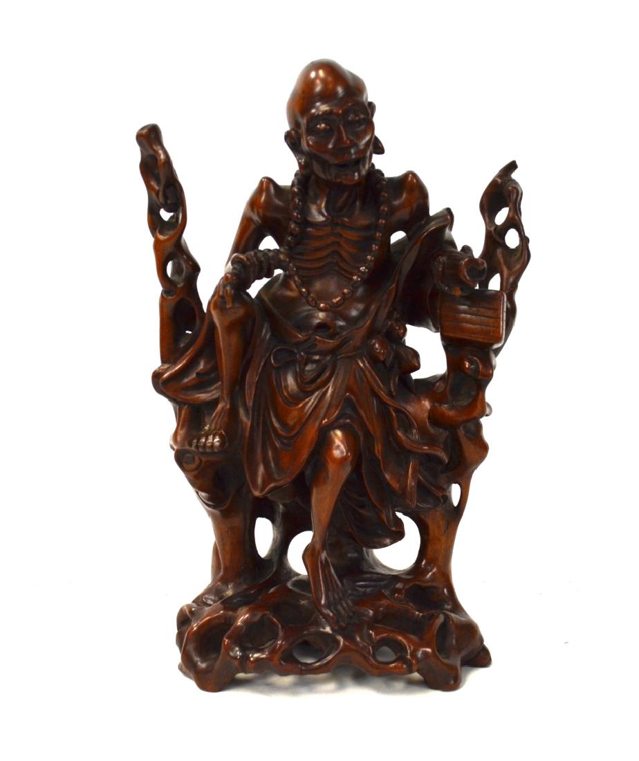 Chinese Boxwood Figure of Luohan (1 of 7)