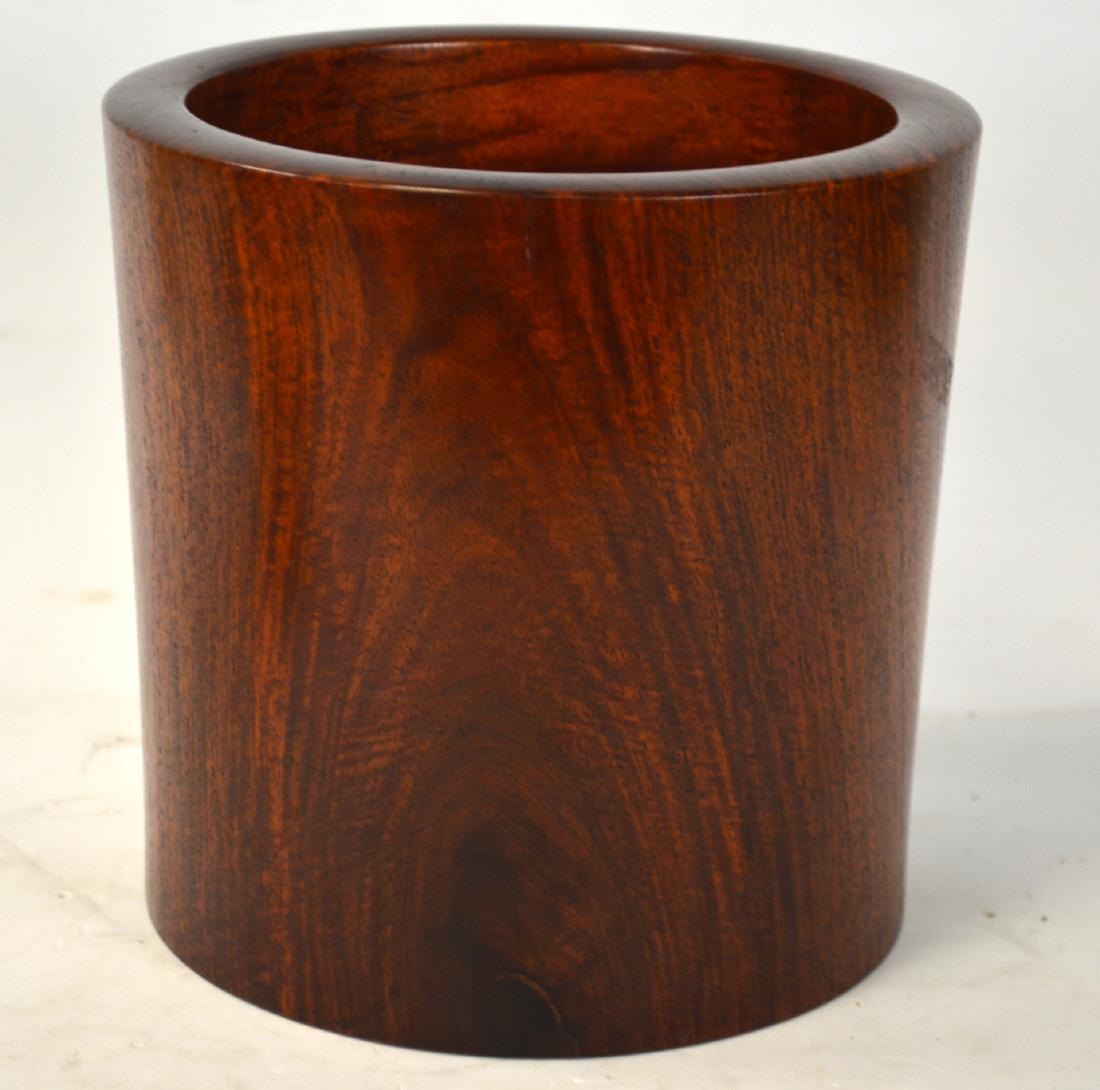 Chinese Wood Brush Pot (1 of 7)