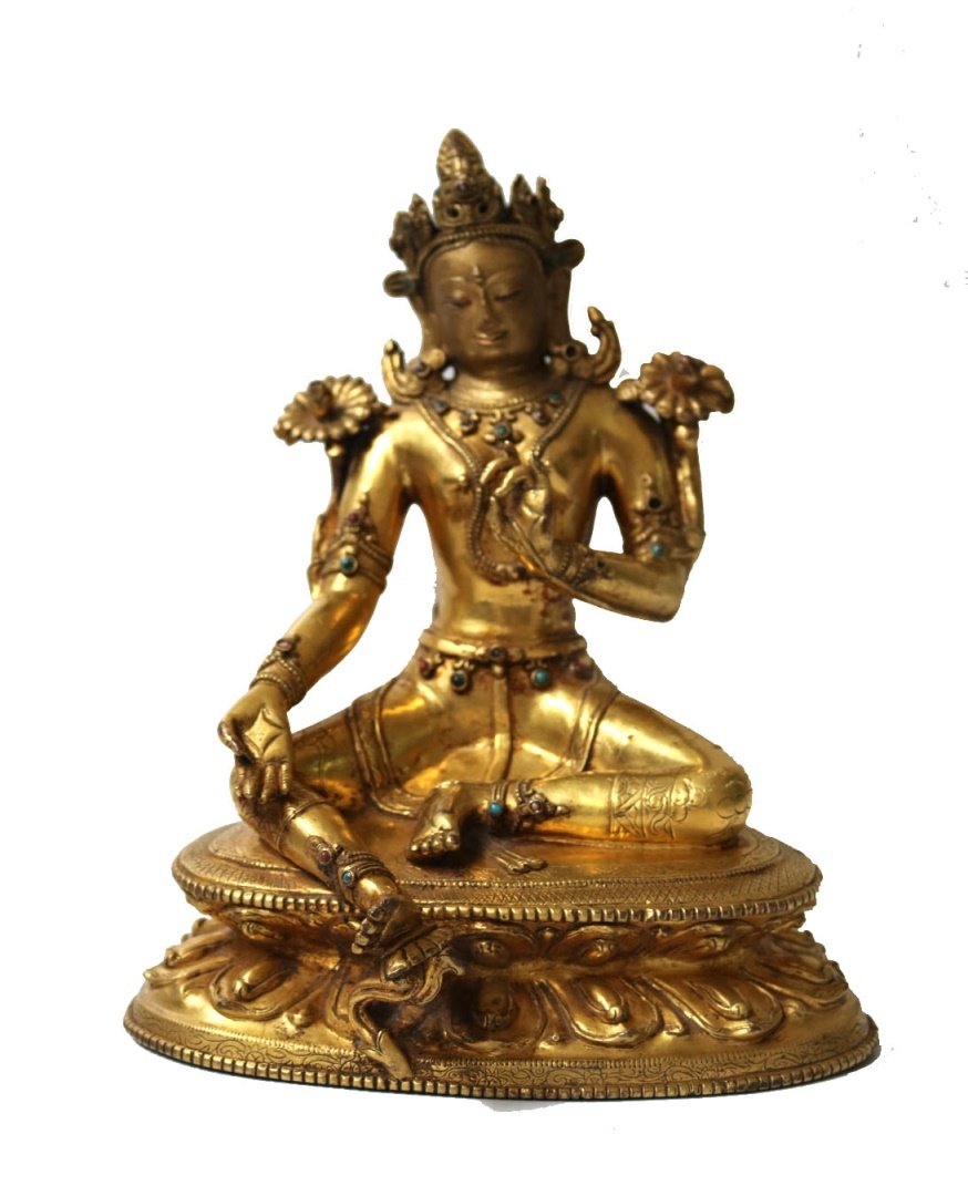 Chinese Gilt Bronze Buddha Figure (1 of 8)