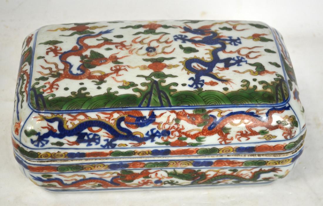 Chinese Famille Verte Porcelain Box (1 of 10)