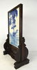 Chinese Blue & White Porcelain Plaque Table Screen - 10