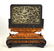 Chinese Wood Table Screen w. Jade Insert