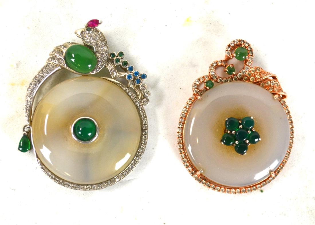 Two White Jade Pendants (1 of 5)