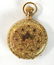 14K Gold Star of David Pocket Watch - 2