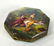 Fine Octagonal Enamel Silver Box