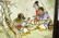 Chinese Porcelain Plaque Table Screen - 2