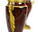 Pr French Enamel Porcelain Vase w. Bronze Mounted - 3