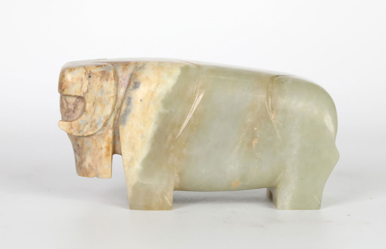 Archaic Chinese Carved Jade Cow (1 of 6)