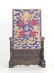 Chinese Gilt & Painted Lapis Plaque w. Wood Stand