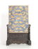 Chinese Gilt & Painted Lapis Plaque w. Wood Stand - 2