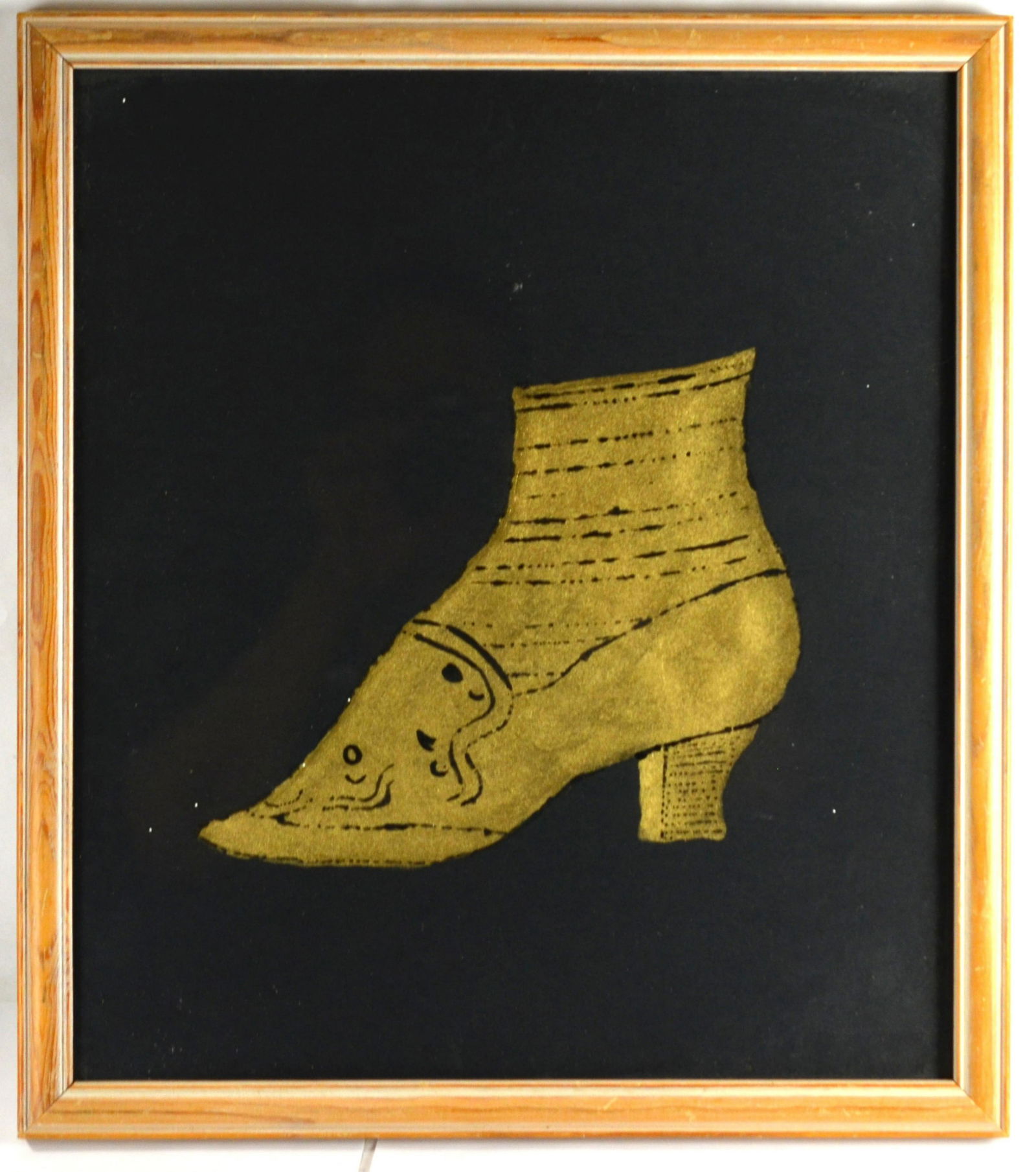 Andy Warhol, Gold Shoe Painting (1 of 9)