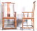 Pr Chinese Huanghuali Wood Official Hat Chairs - 4