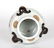 Chinese Famille Rose Vase w. Deer Head Handles - 4