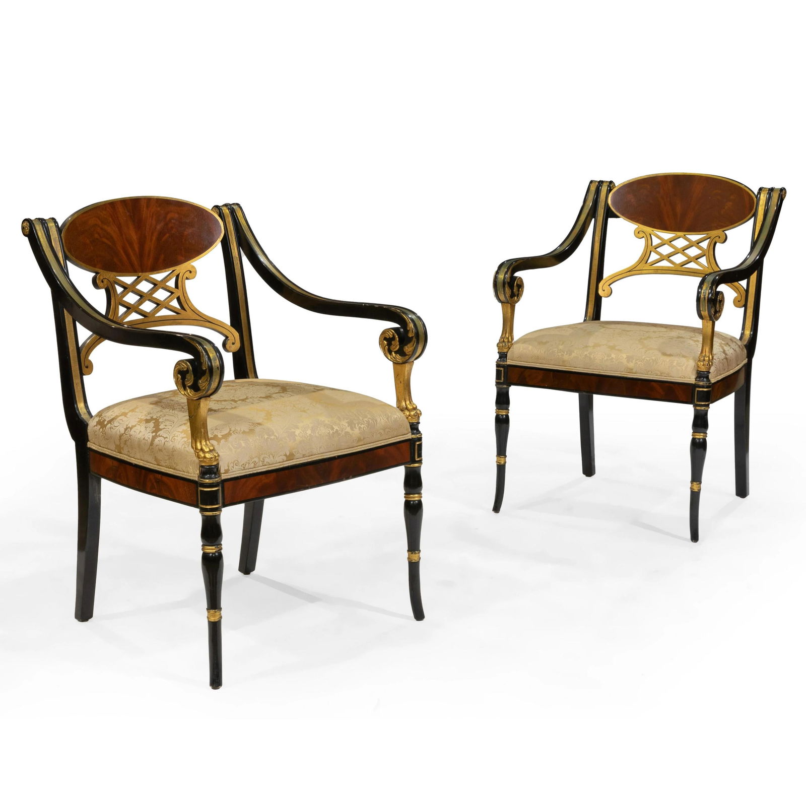 John Widdicomb - Arm Chairs (1 of 8)