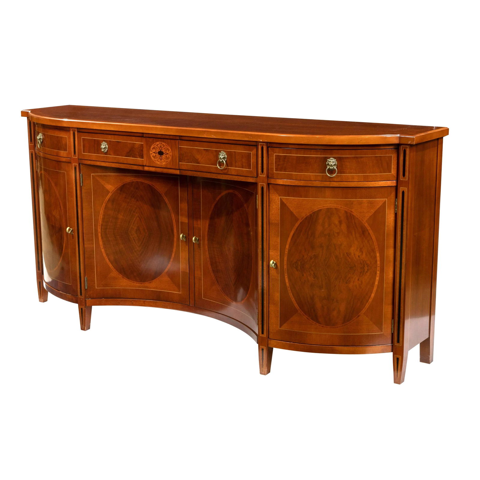 John Widdicomb - Inlaid Mahogany Sideboard (1 of 6)