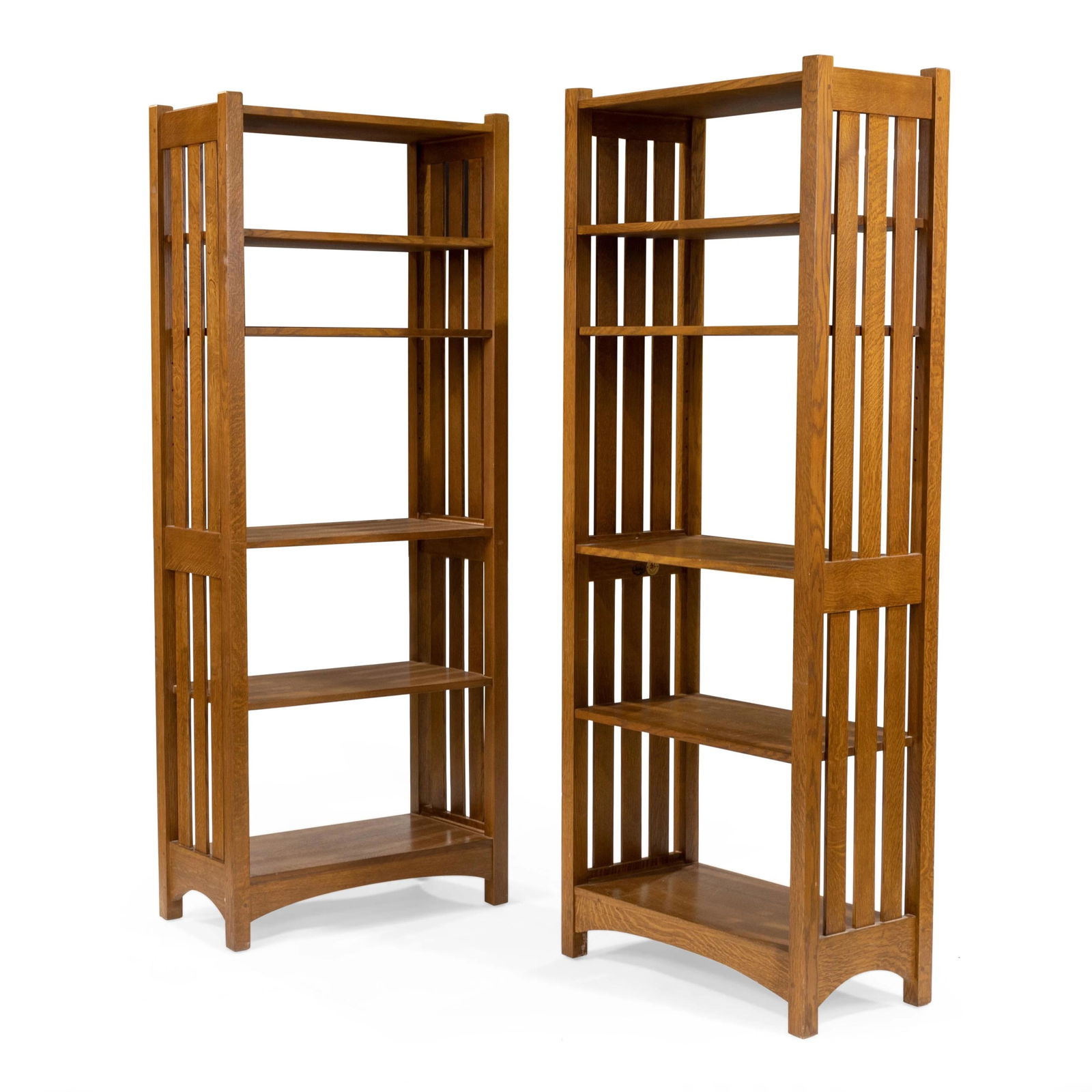 Stickley - Mission Oak Bookshelves (1 of 5)