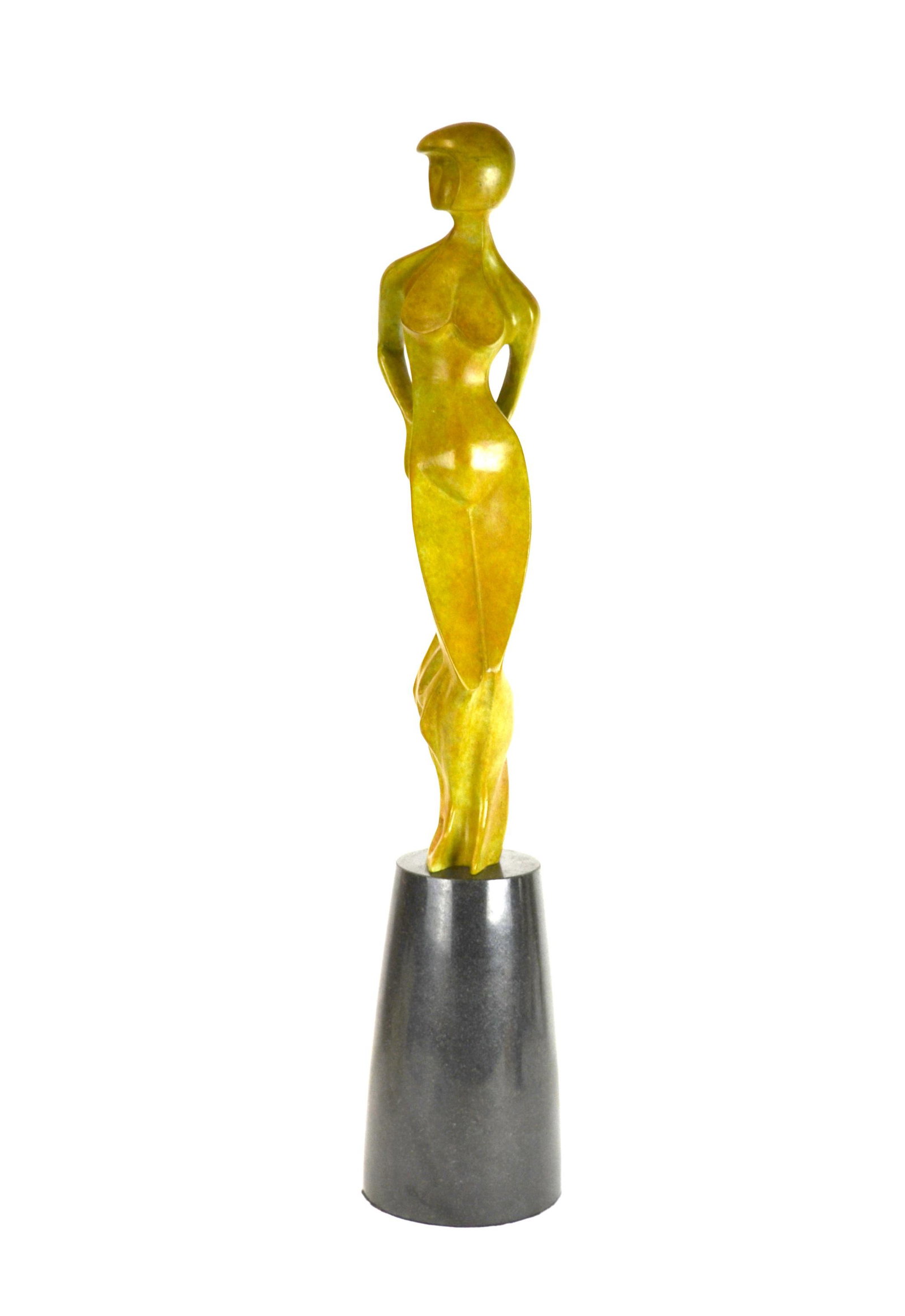 Archipenko Bronze Lady Sculpture (1 of 7)