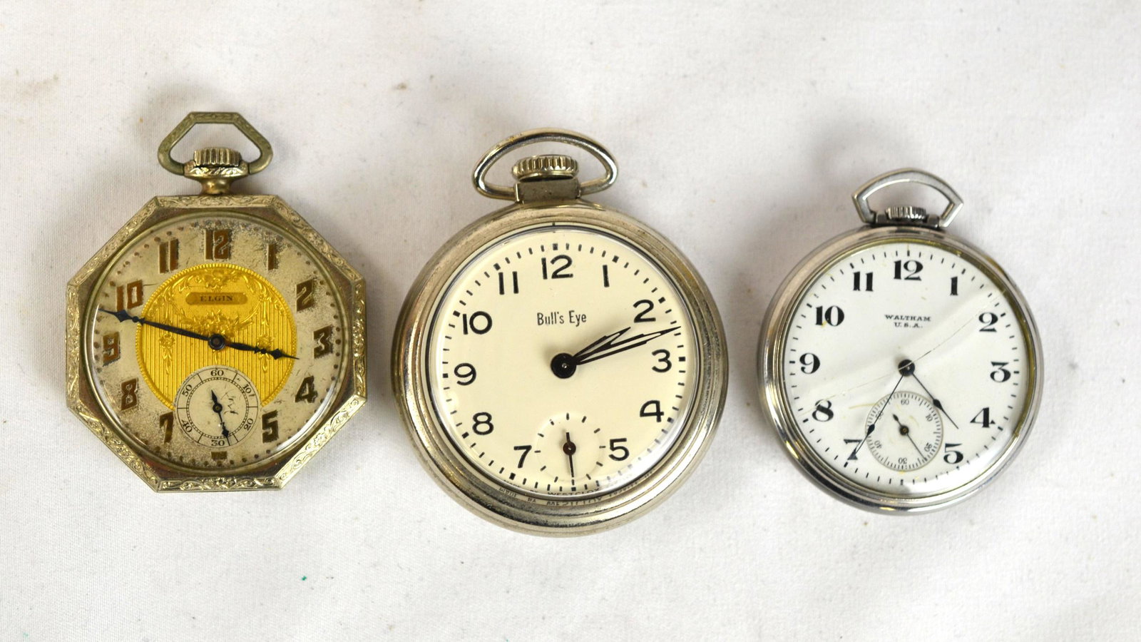 Three Silver Pocket Watches (1 of 7)