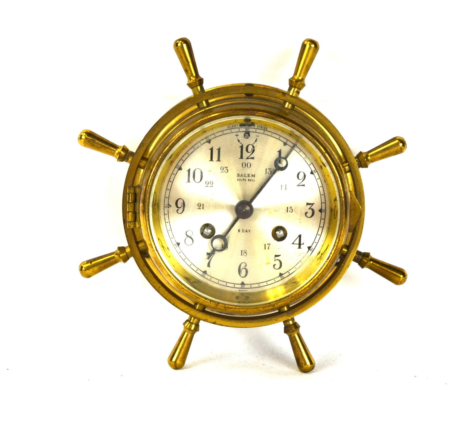 Salem Ship Bell Brass Clcok (1 of 6)