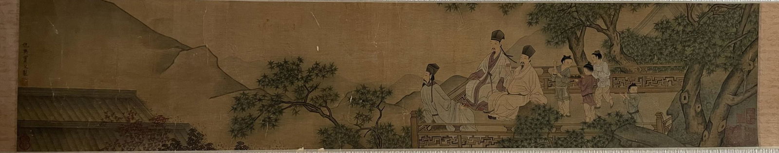 Old Chinese  Hand Scroll (1 of 6)