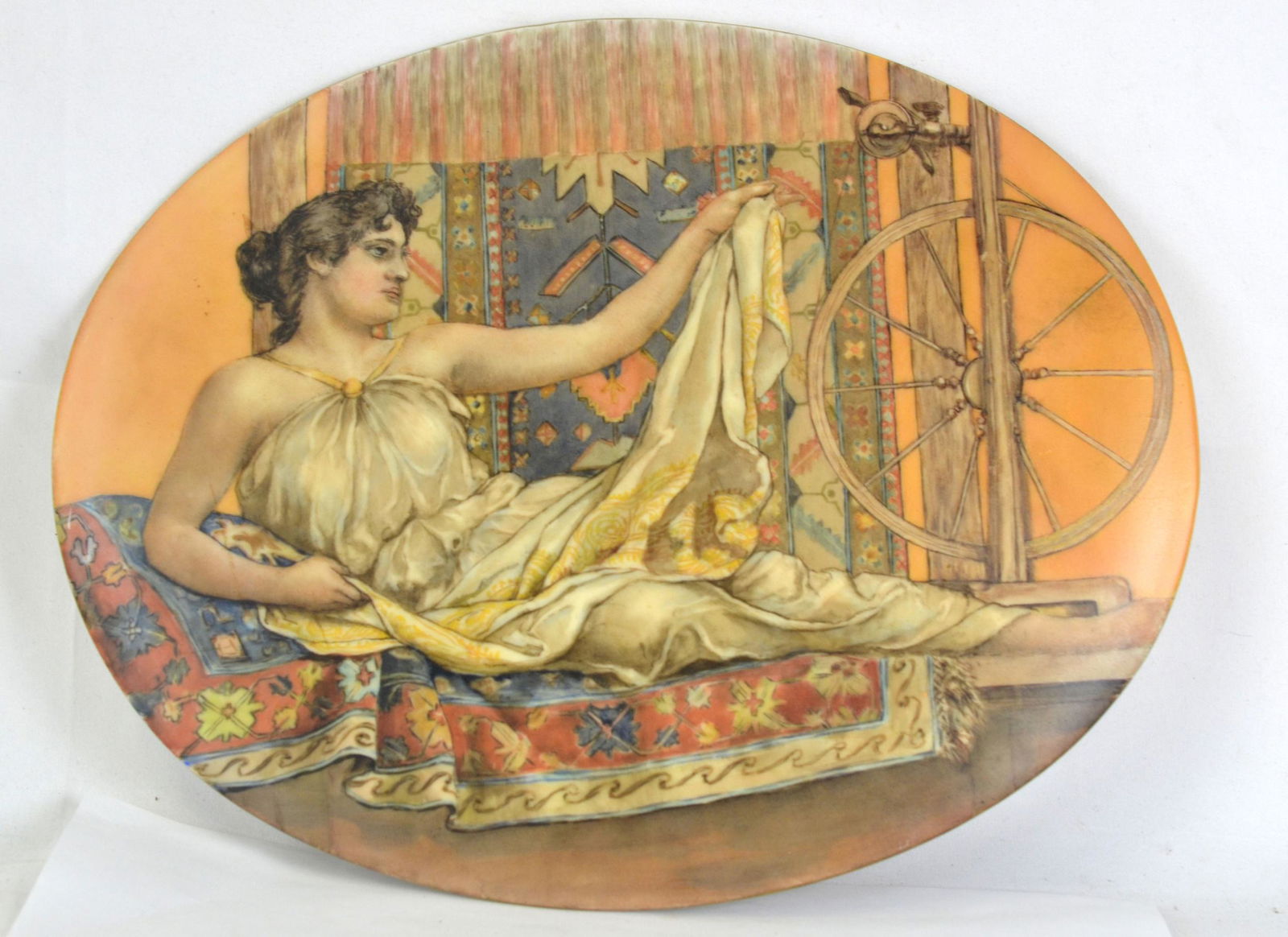 Limoges Oval Shape Plaque (1 of 8)