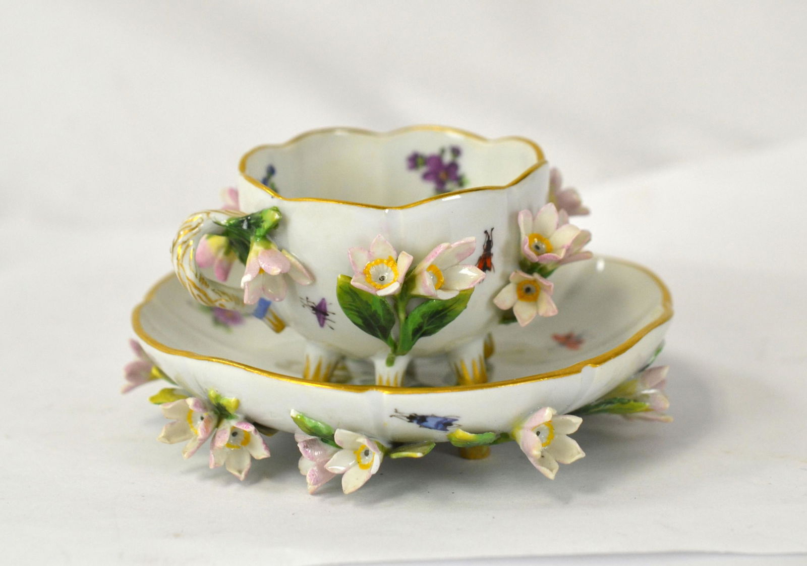 Meissen Cup & Saucer (1 of 8)