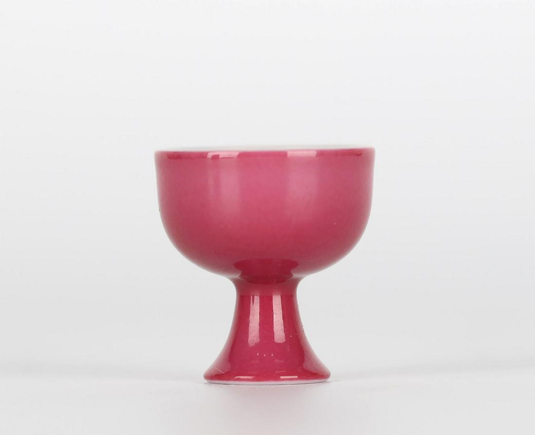 Chinese Carmine Glazed Stem Cup (1 of 6)