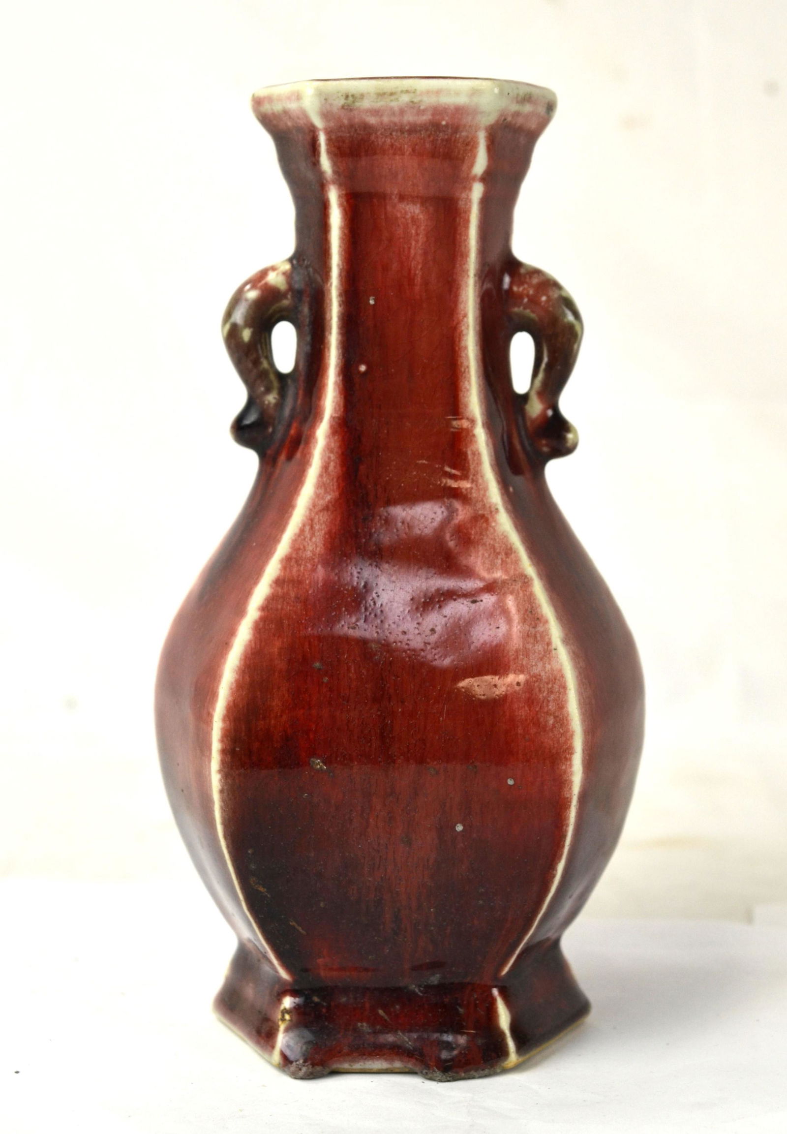 Chinese Flambe Glazed Vase (1 of 5)