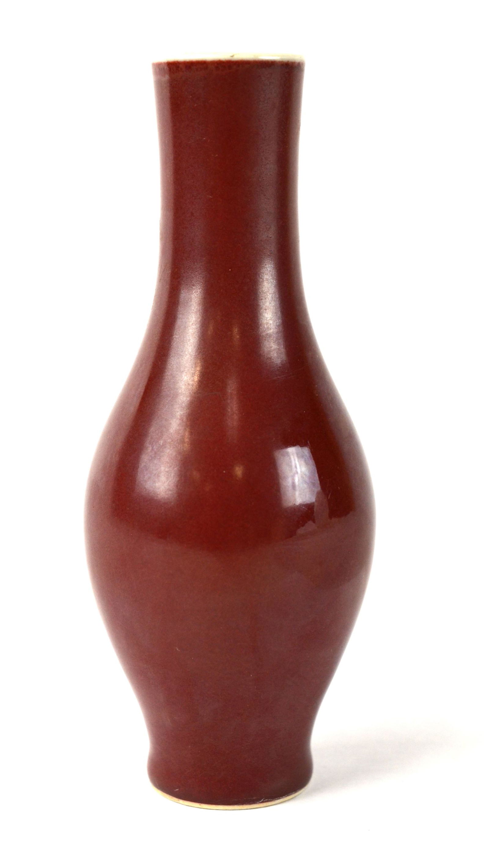 Chinese Iron Red Glazed Vase (1 of 4)