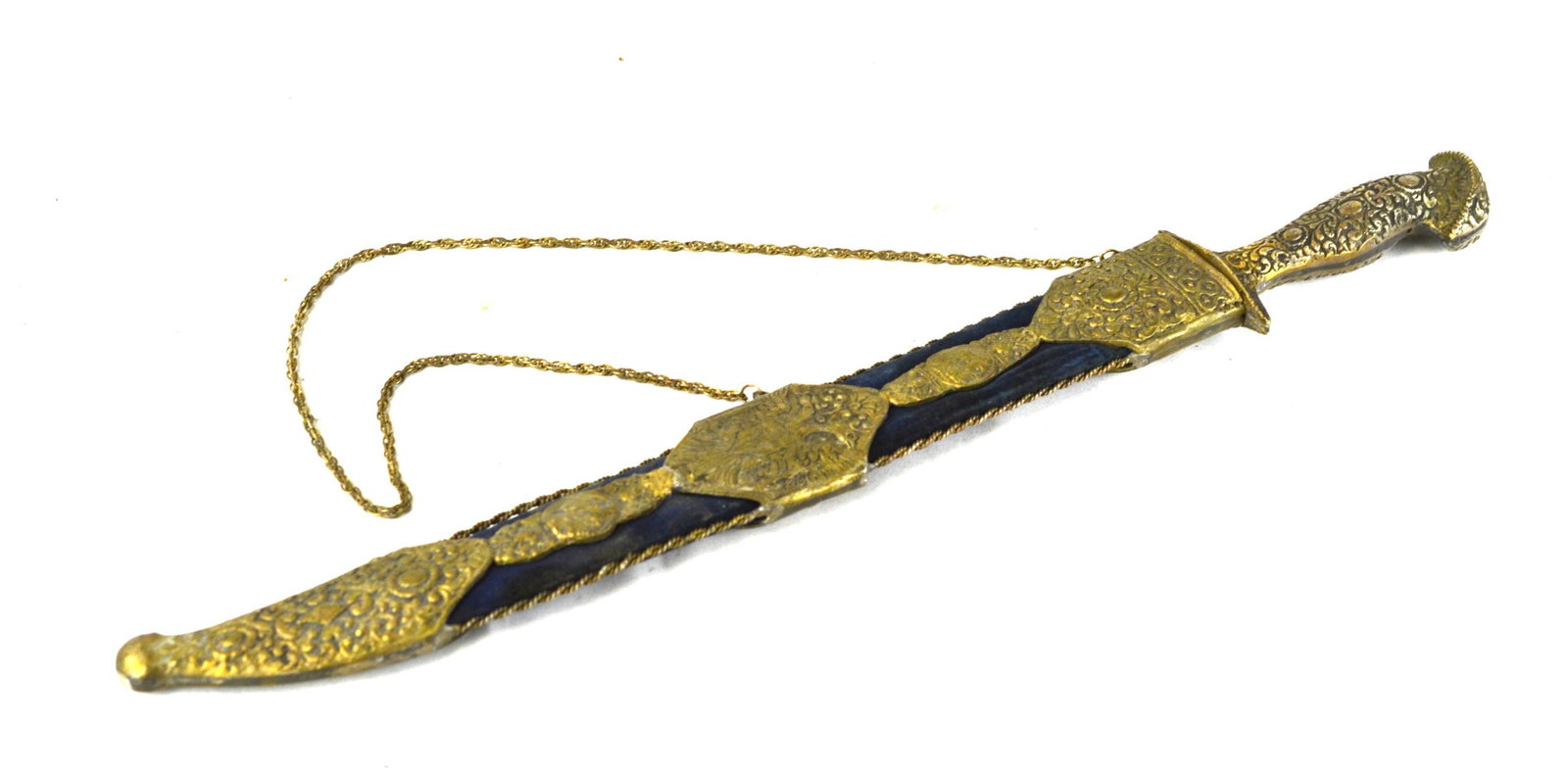 Antique European Copper Mounted Dagger (1 of 9)