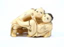 Japanese Carved Erotic Couple