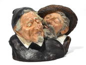 Anti-semites Terracotta Double Figure