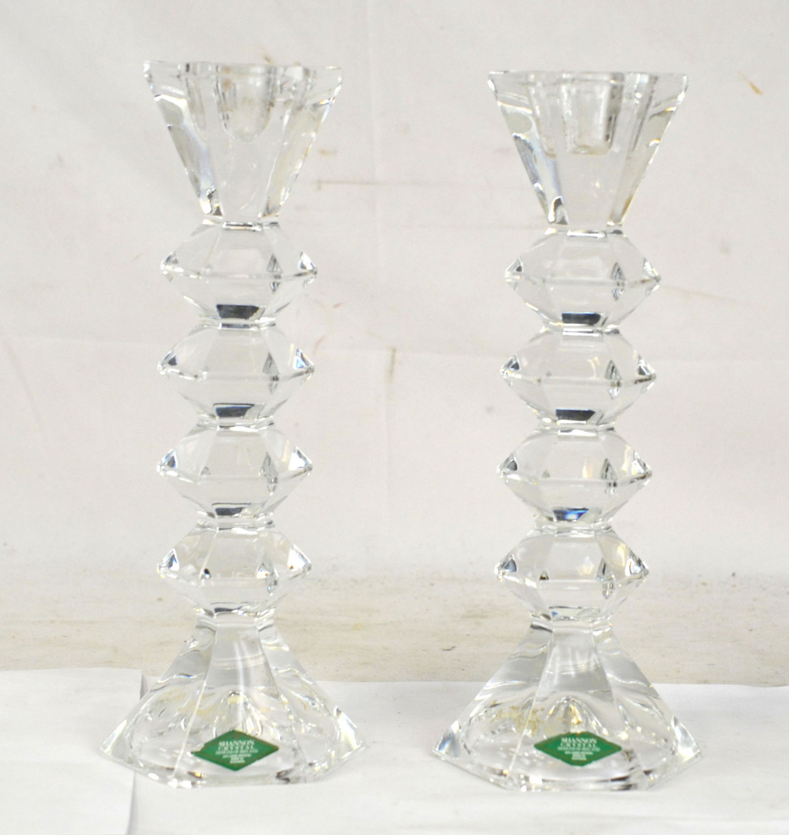 Pr Irish Shannon Crystal Candle Sticks (1 of 6)