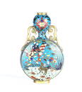 Chinese Cloisonne Moon Flask Vase