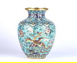 Ming. Chinese Cloisonne Vase